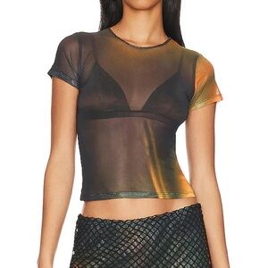 Miaou Mini Tee in Aura